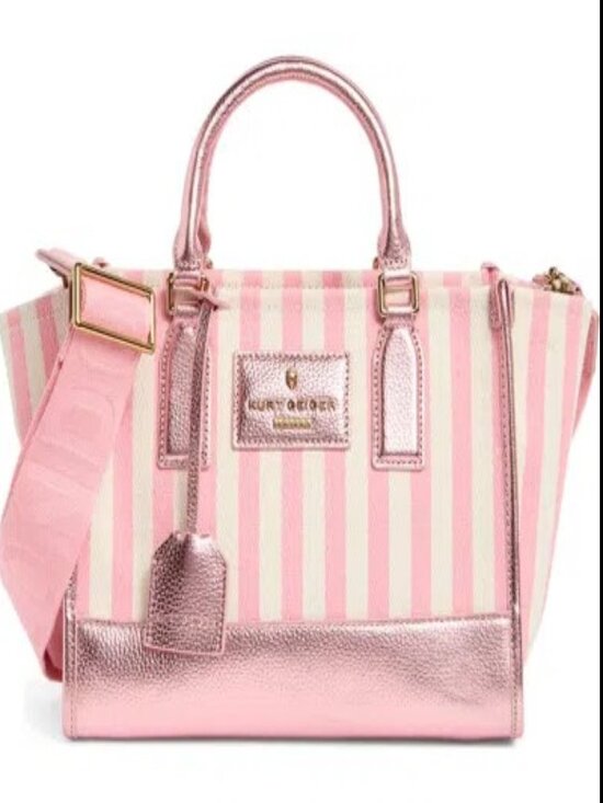 Kurt Geiger Handbags - Kurt Geiger London Small Chiswick Shopper Pink Combo NWT